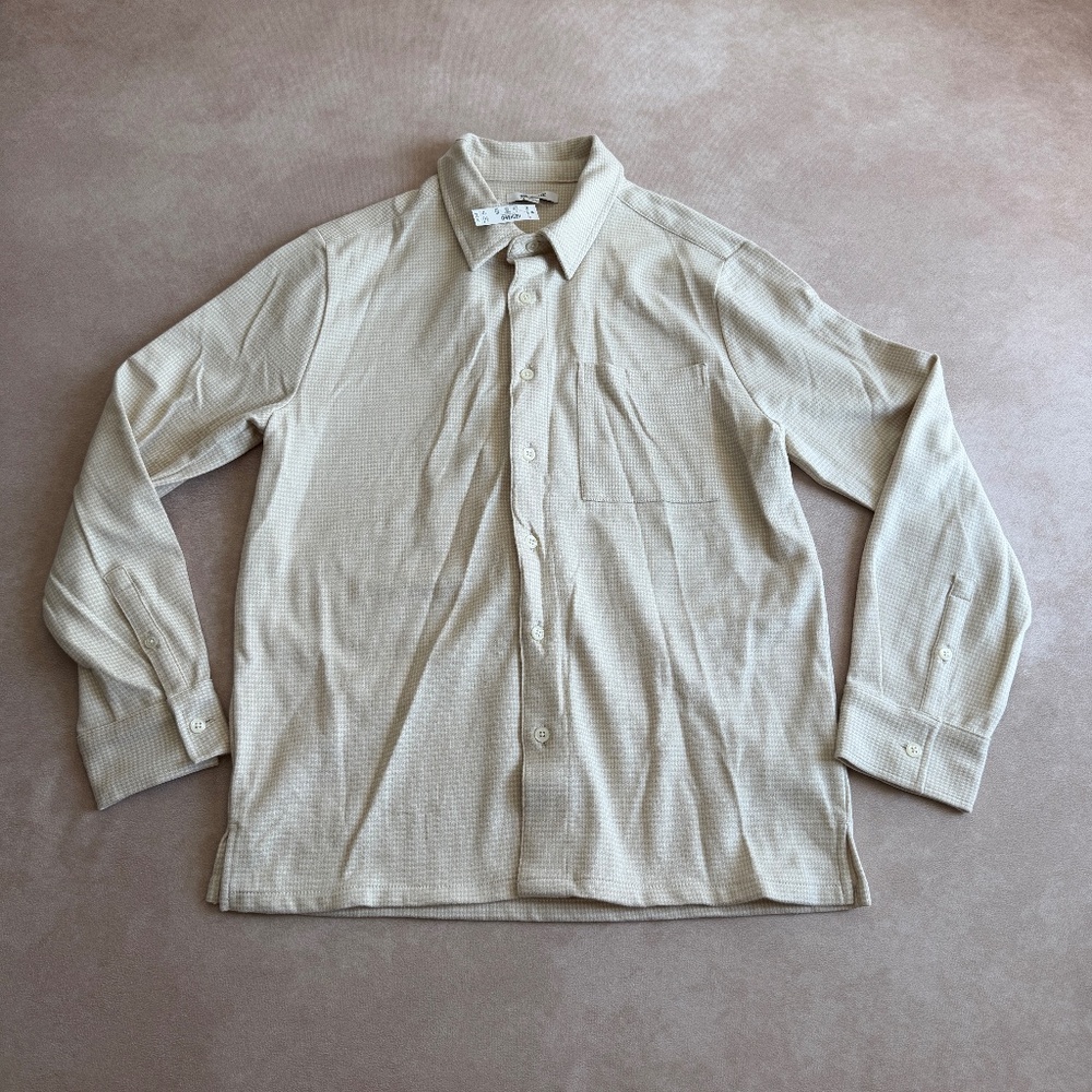 Madewell The Devoe Knit Shirt • size small • NWT • NR757